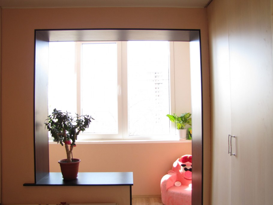 Оконный проем на лоджию