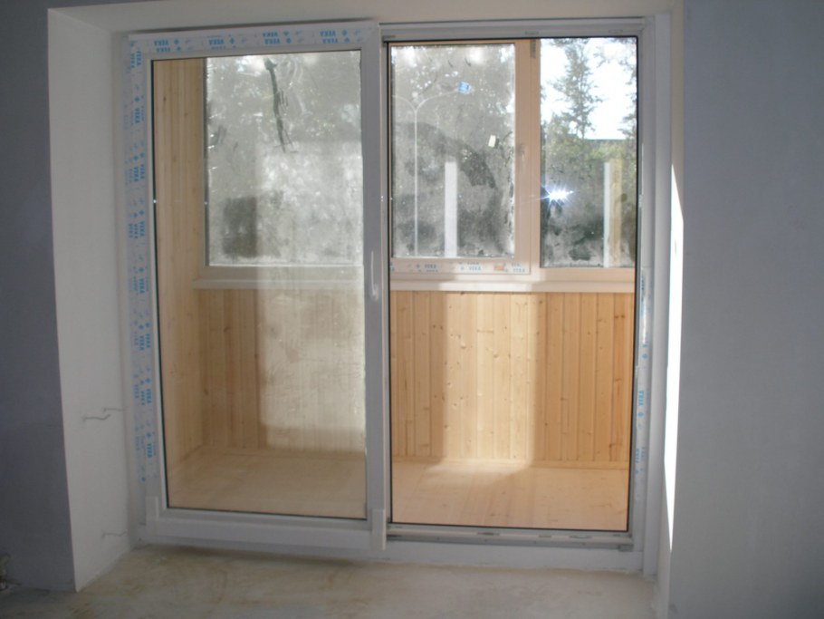 Лоджия на две комнаты