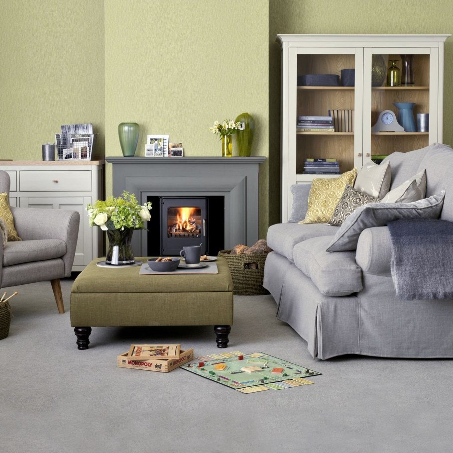 Черно желтый интерьер