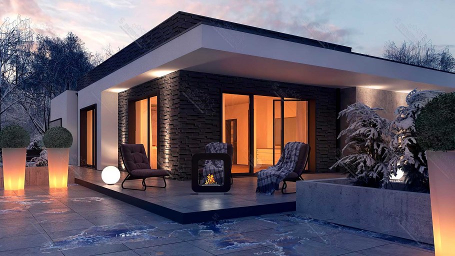 Дом Модерн с гаражом