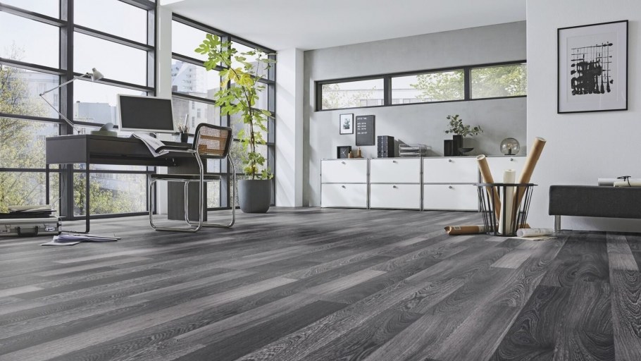 Керамогранит Arhus-CR negro 21,8x89,3