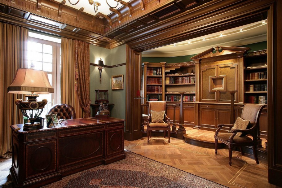 Кабинет в староанглийском стиле