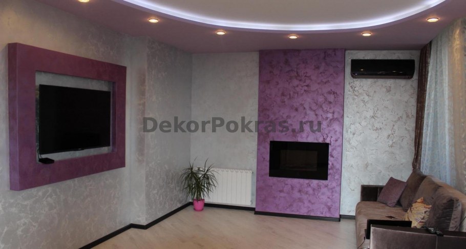 Декоративная штукатурка для стен в квартире