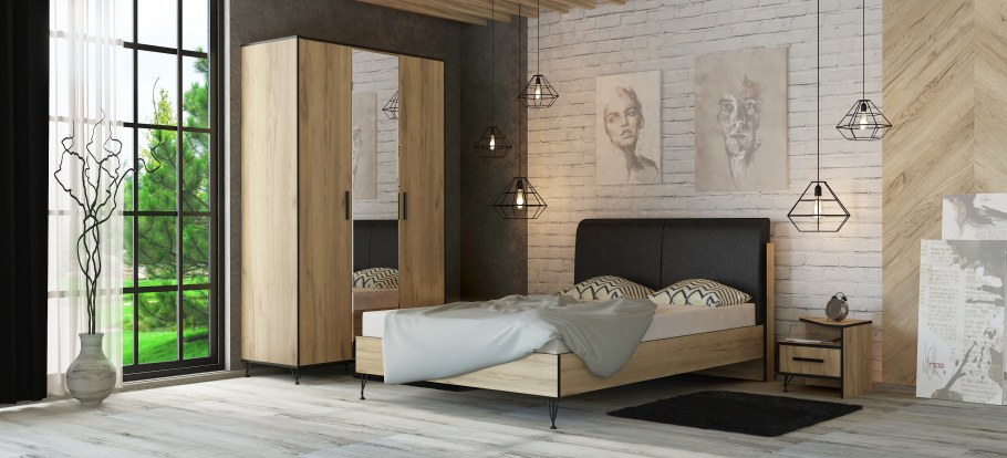 Спальня лофт (Ивару)