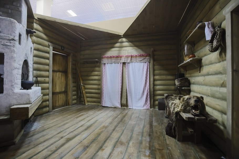 Фотостудия деревенская изба