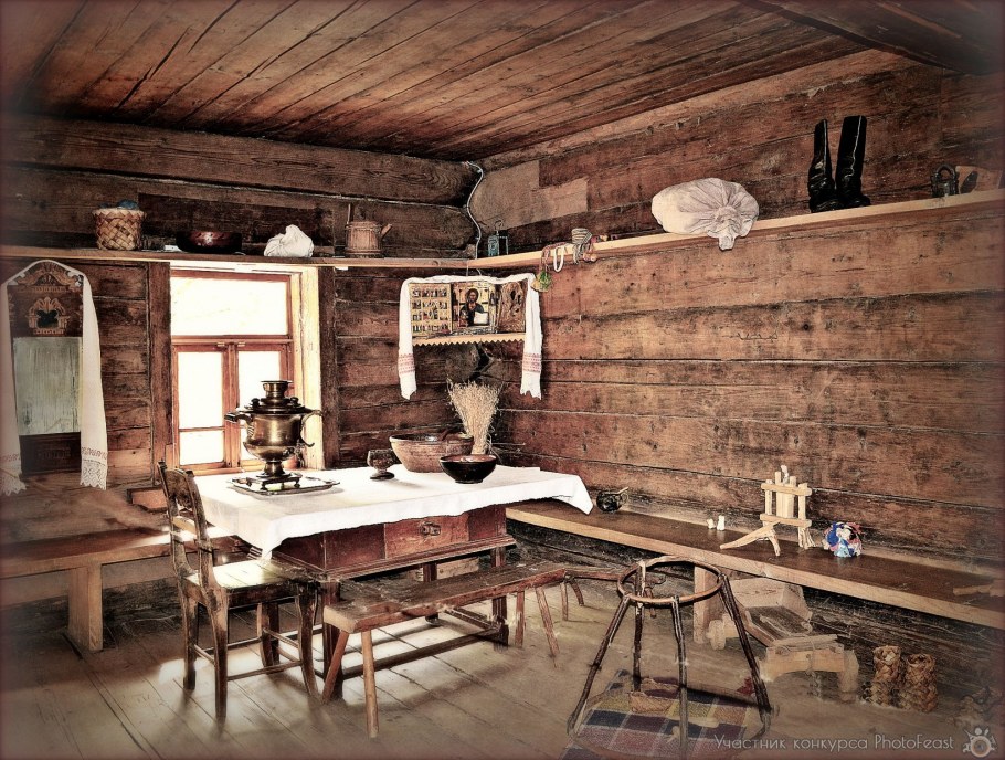 Интерьер белорусской избы