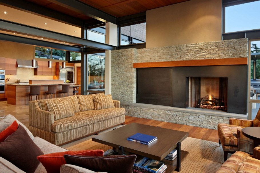 Современный камин