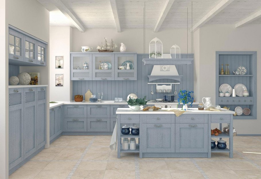 Голубая кухня Прованс Антарес