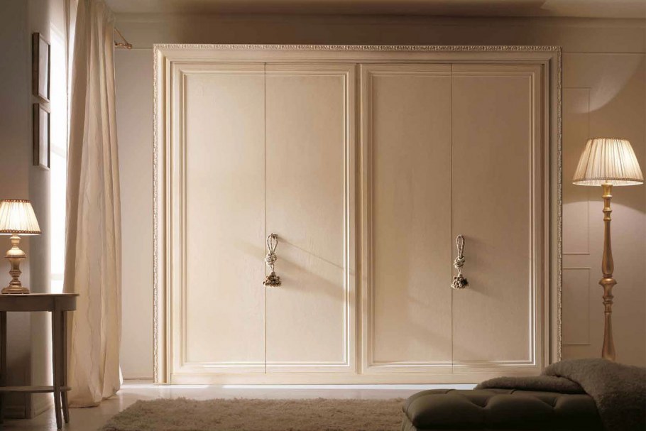 Шкаф фасад МДФ Неоклассика белый