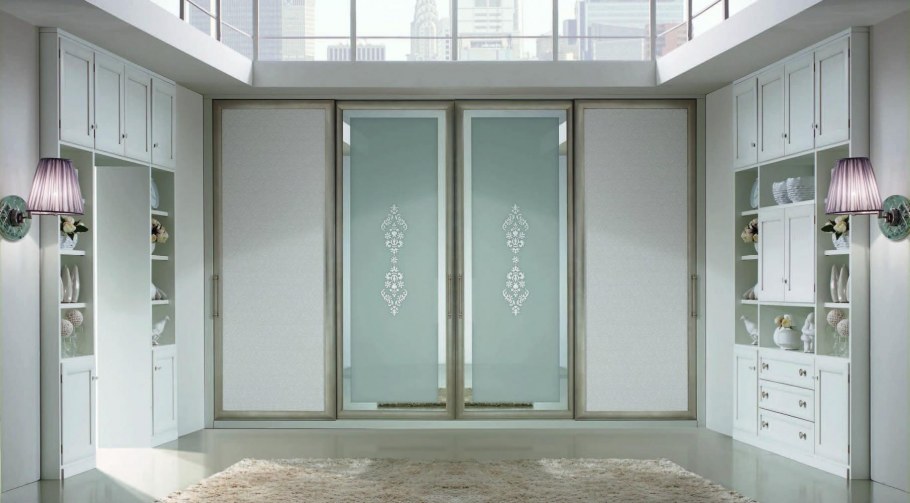 Классические гардеробные комнаты
