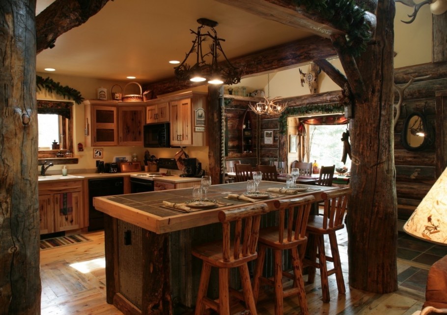 Рустикальный стиль в интерьере