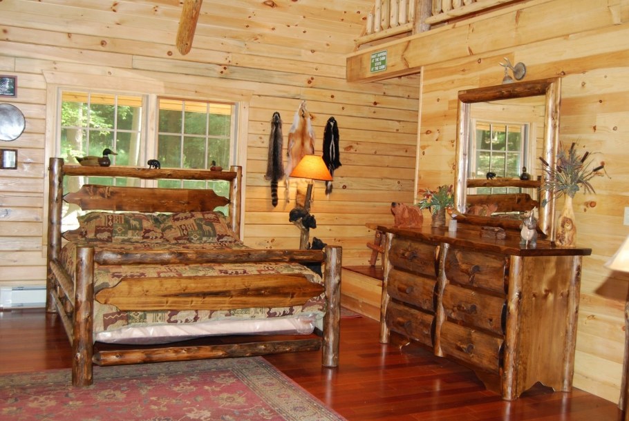 Советская мебель в интерьере в стиле рустик