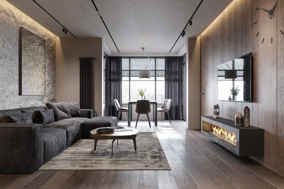 Гостиная в стиле Модерн