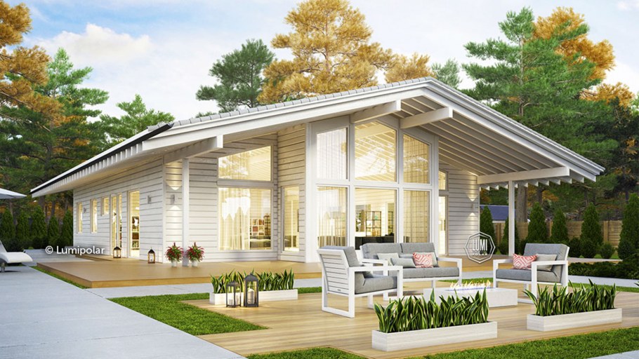 Шале 100м2 одноэтажные