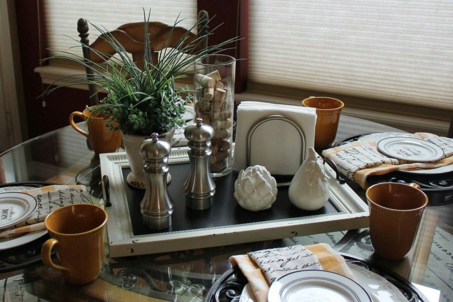 Декор на подносе для кухни