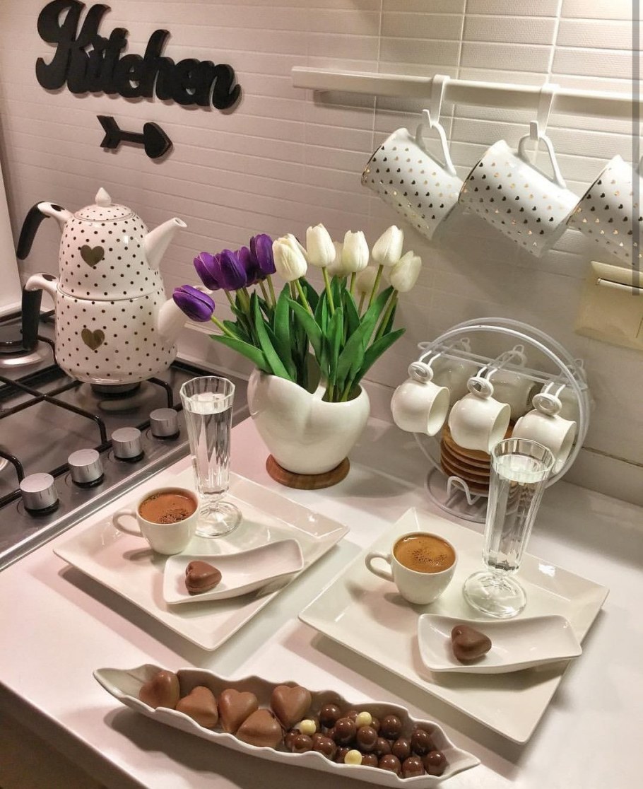 Стильная сервировка стола