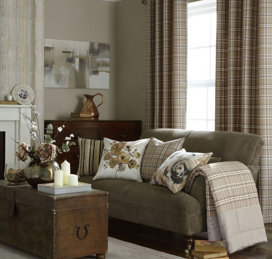 Шотландский стиль в интерьере