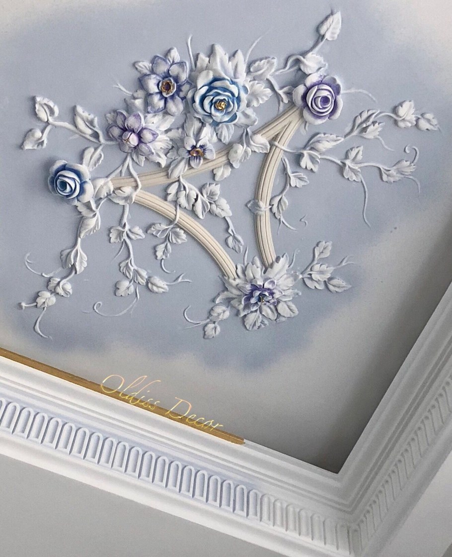 Гипсовая лепнина в интерьере