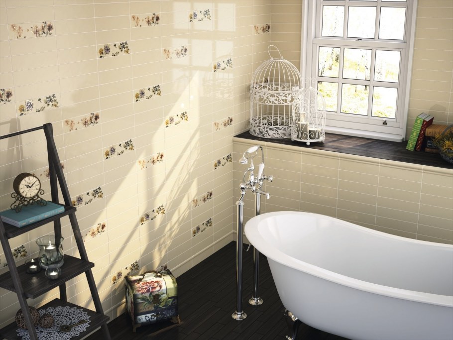 Natucer Retro hex Blanc 41.5x36