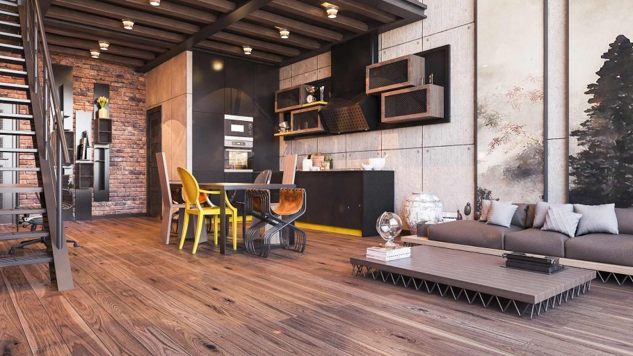 Мебель в стиле лофт