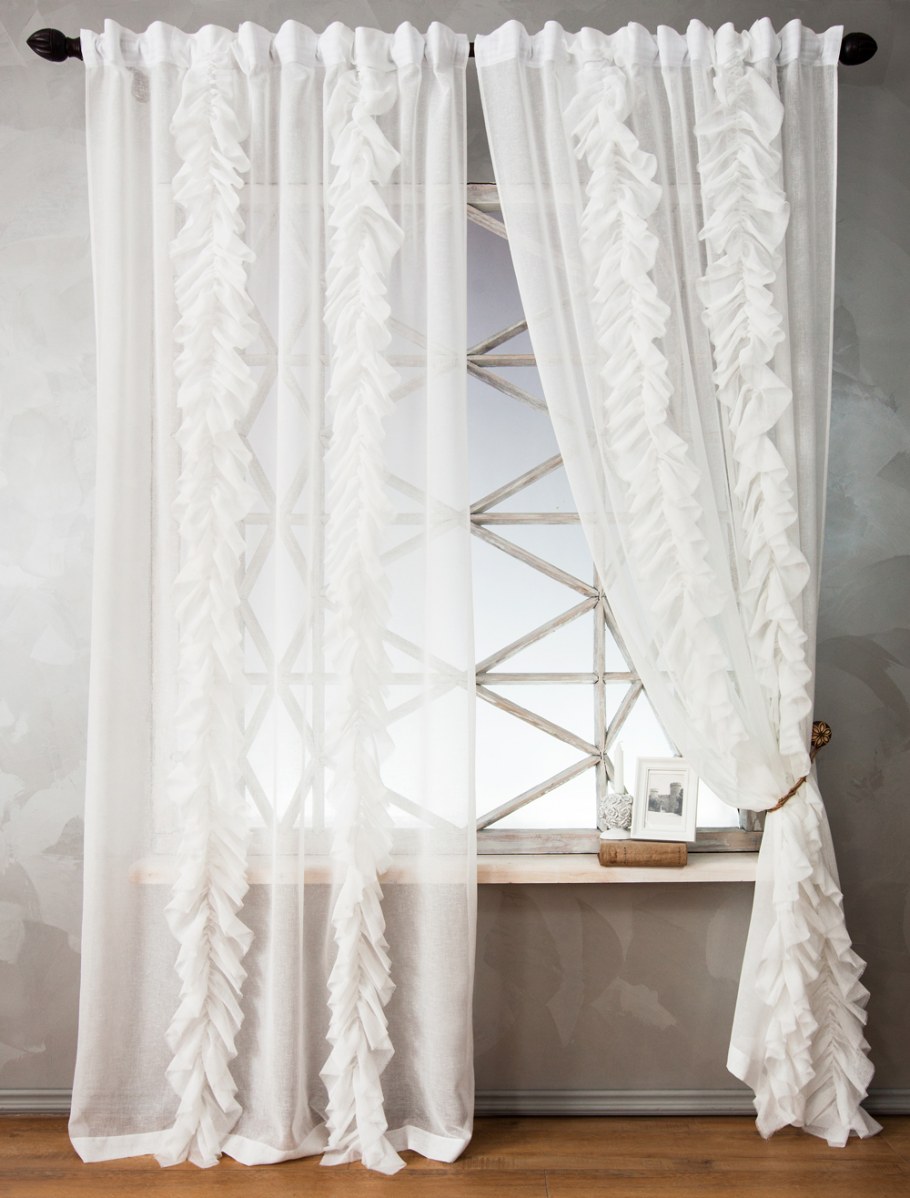 Органза с утяжелителем Arco Doro 300х260, кремовый