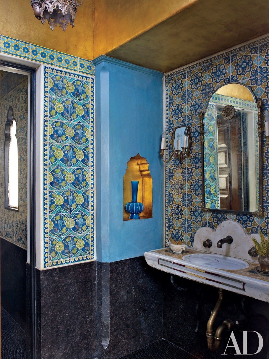 Азулежу в интерьере лофт