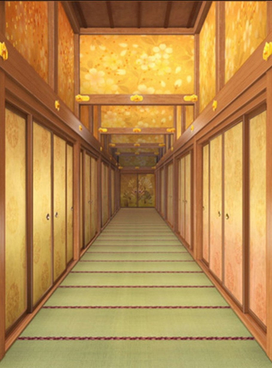 Коридор в стиле аниме