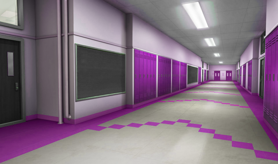 Коридор школы гача лайф