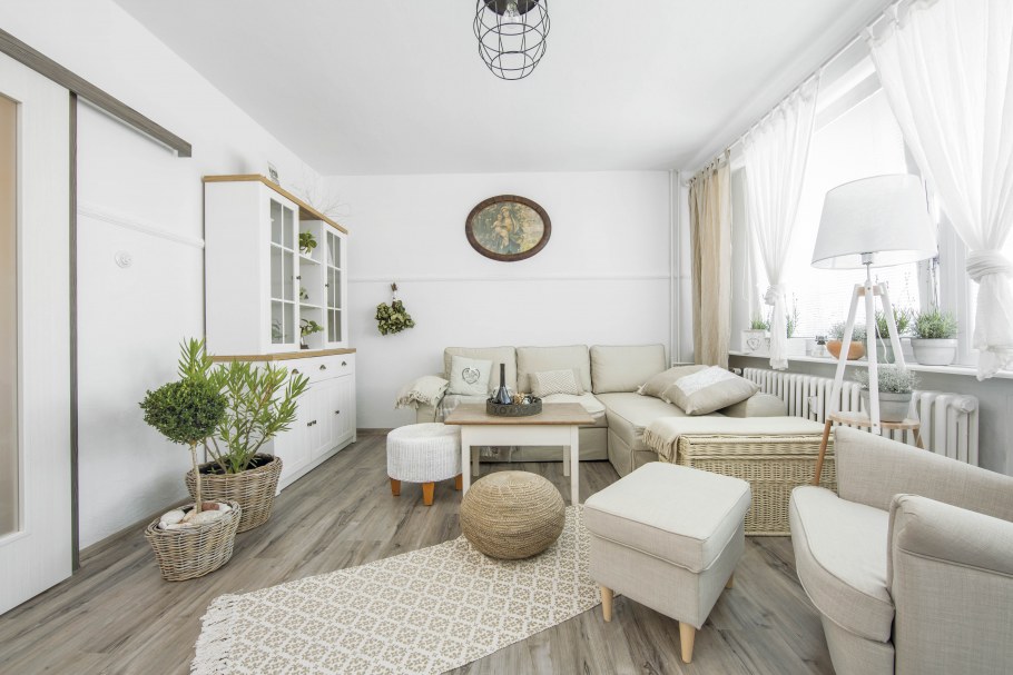 Кухня в Прованс стиле белая 9м2