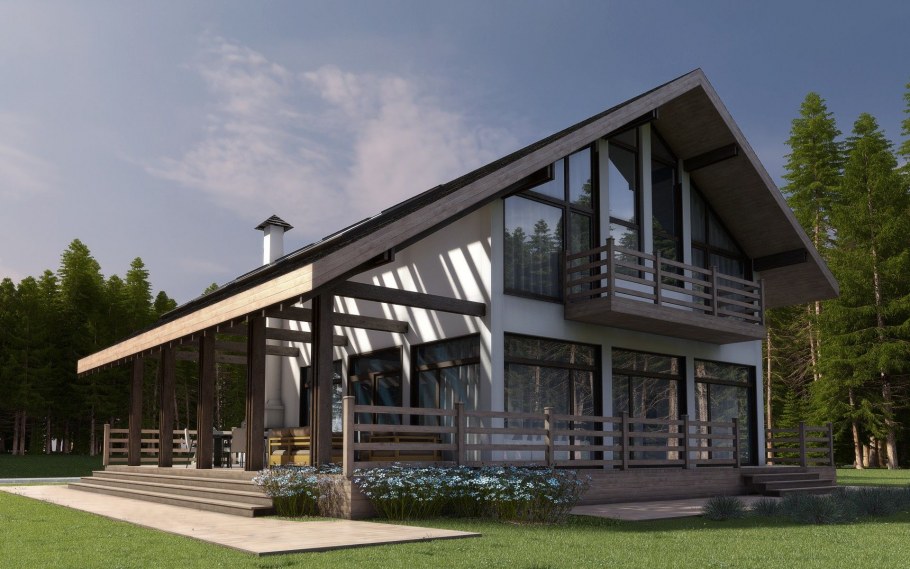 Фахверк в Финляндии