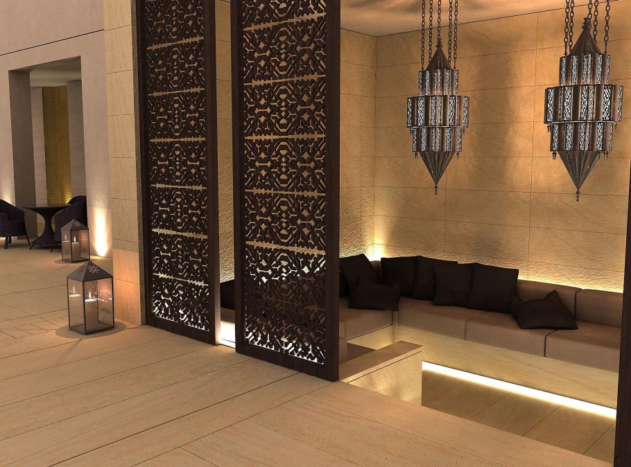 Перегородки в марокканском стиле