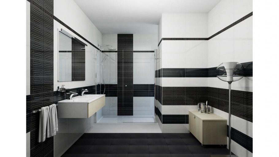 Шахматный коридор цветной иллюзия