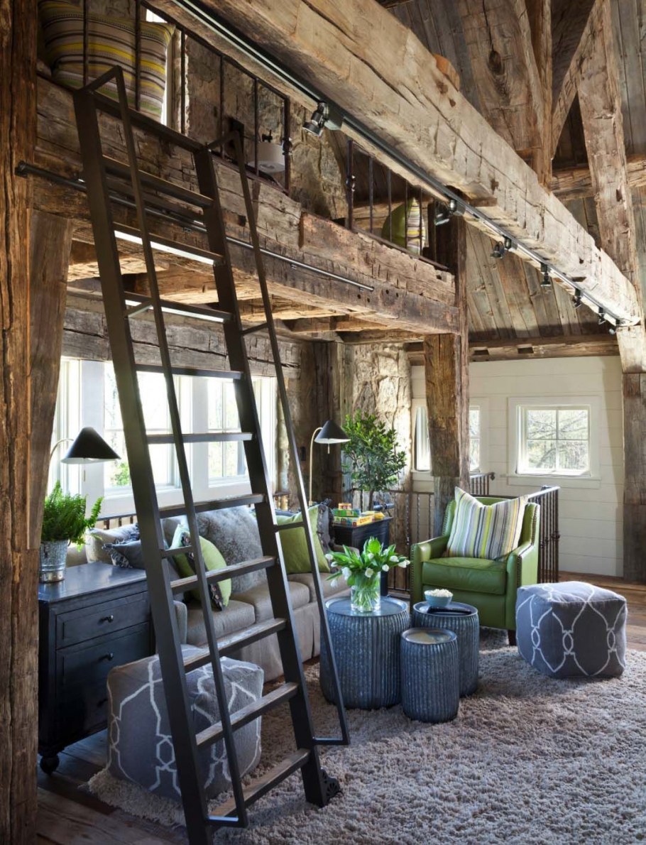 Рустикальный лофт