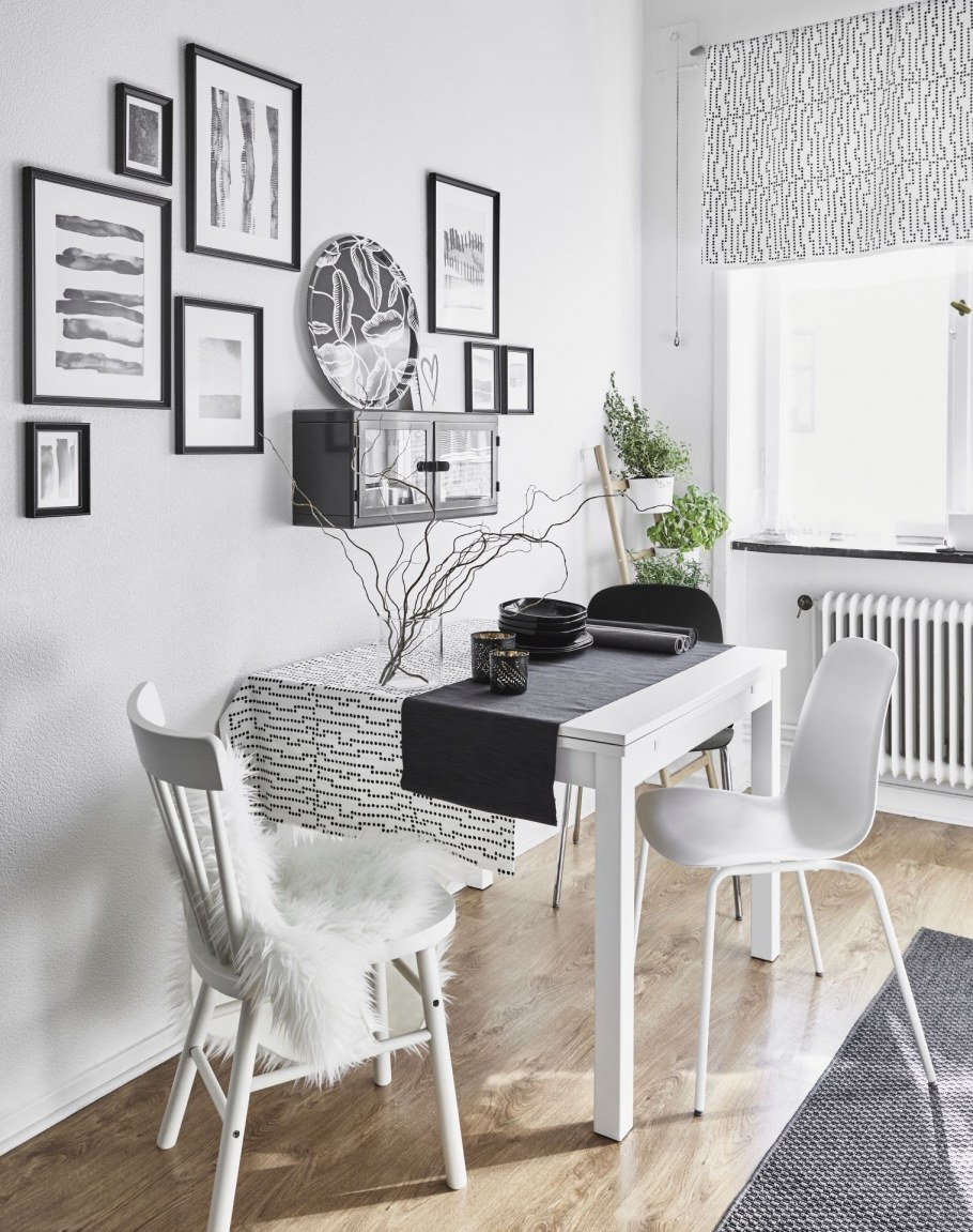 Кухонный стол МЕЛЬТОРП икеа в интерьере