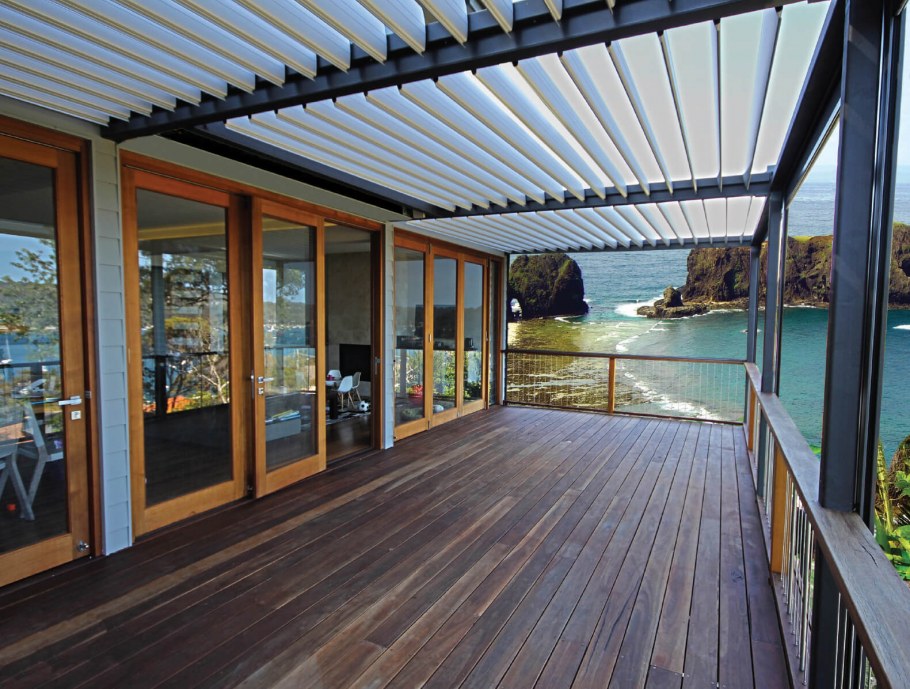 Прозрачная кровля для террасы