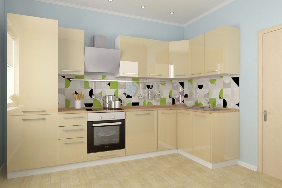 Кухня София мокко кофе с молоком шоколад модульная