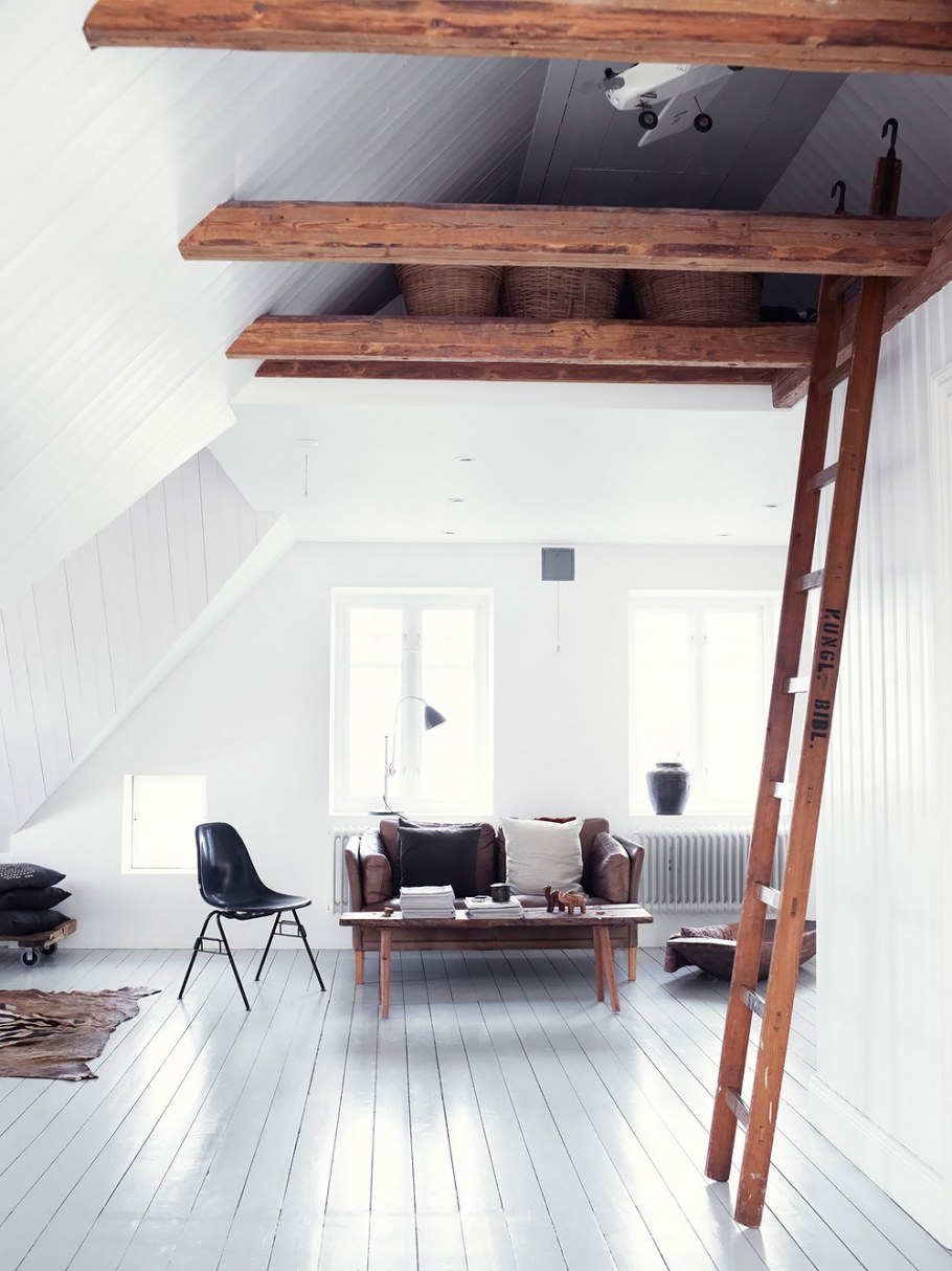 Вагонка лофт мансарда