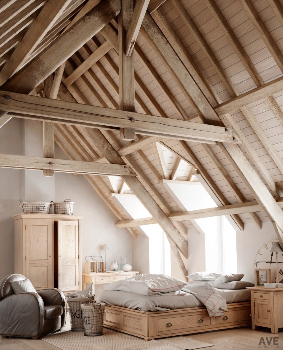 Фахверк мансарда