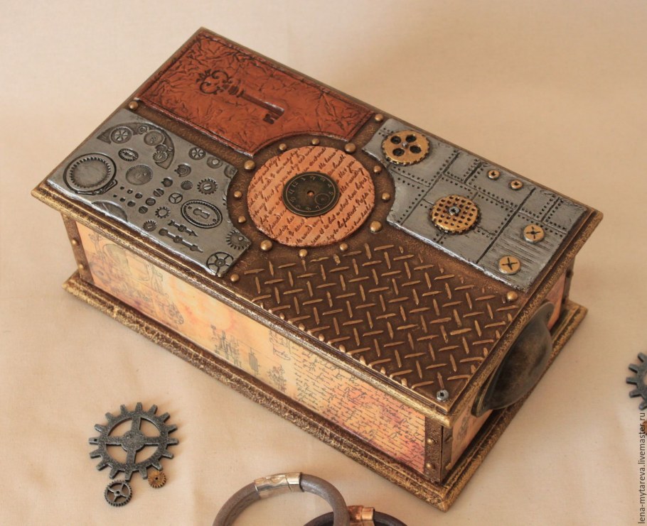 Шкатулка стимпанк