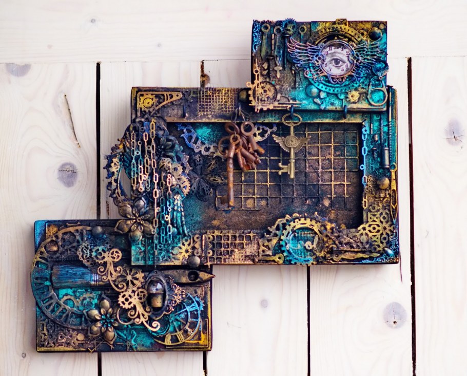 Техника микс Медиа стимпанк