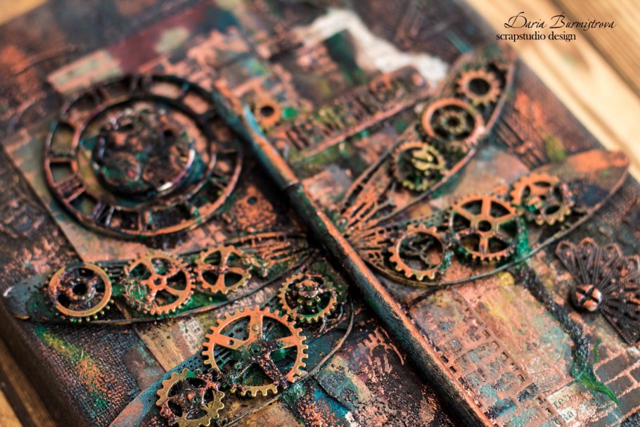 Скрапбукинг в стиле стимпанк