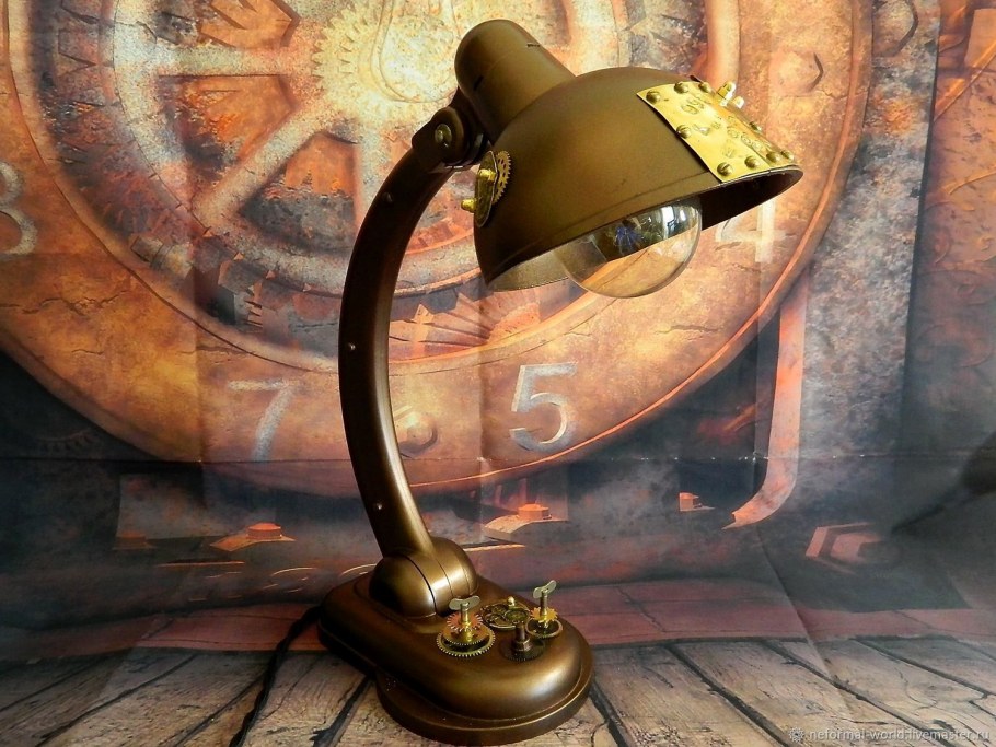 Светильник в стиле дизельпанк