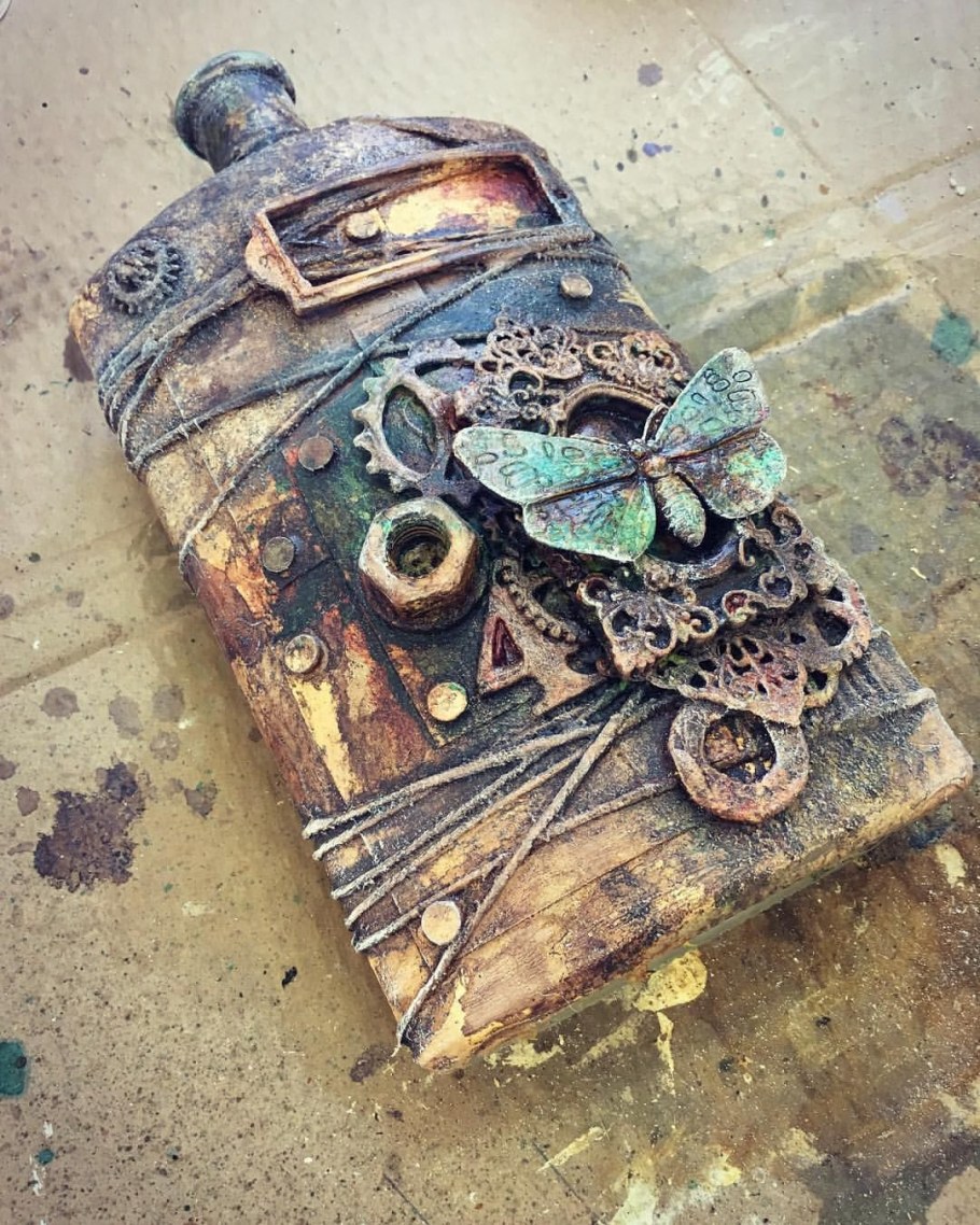 Ассамбляж хлам декор