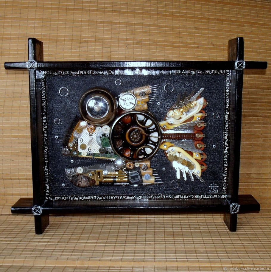 Крутые настенные часы в стиле стимпанк