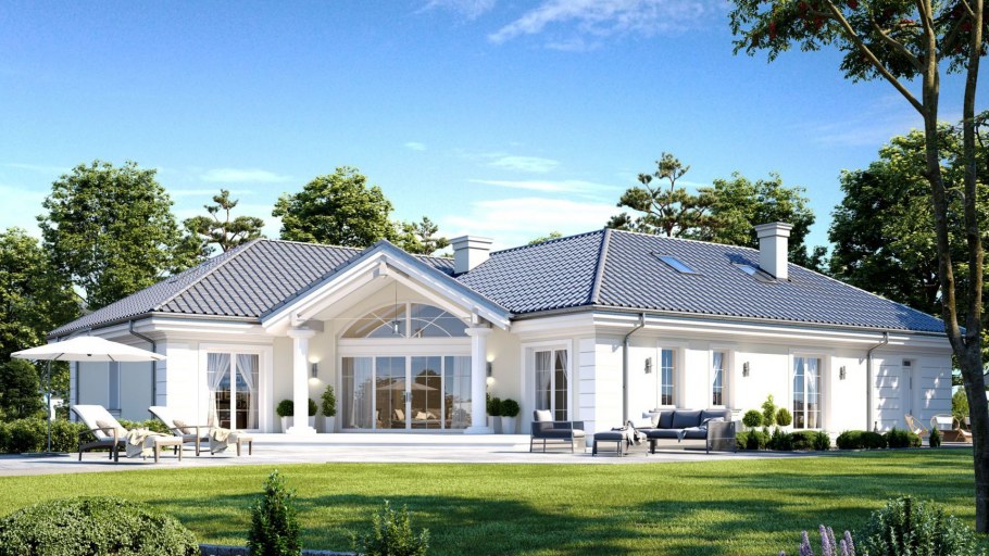 Парковая вилла проект коттеджа