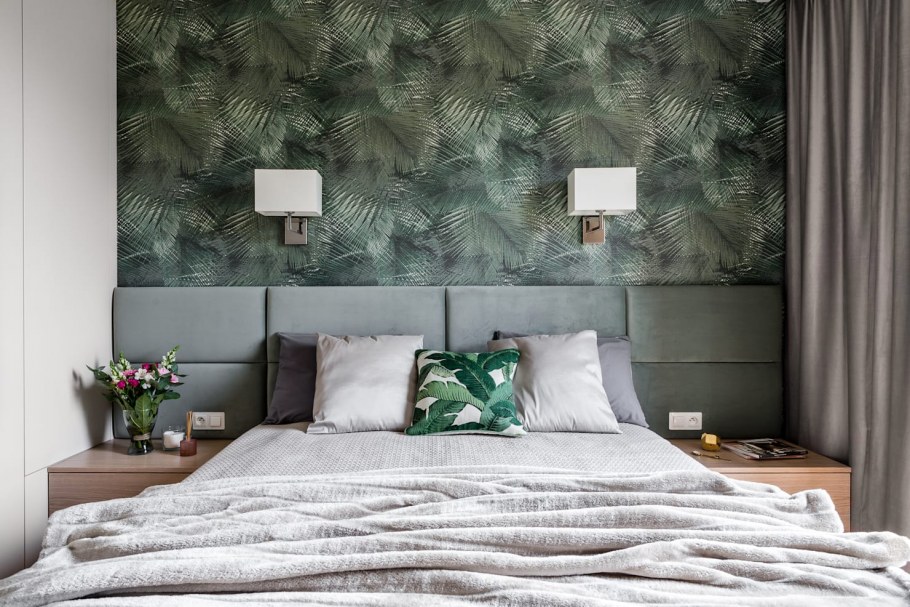 Расцветки обоев для зала