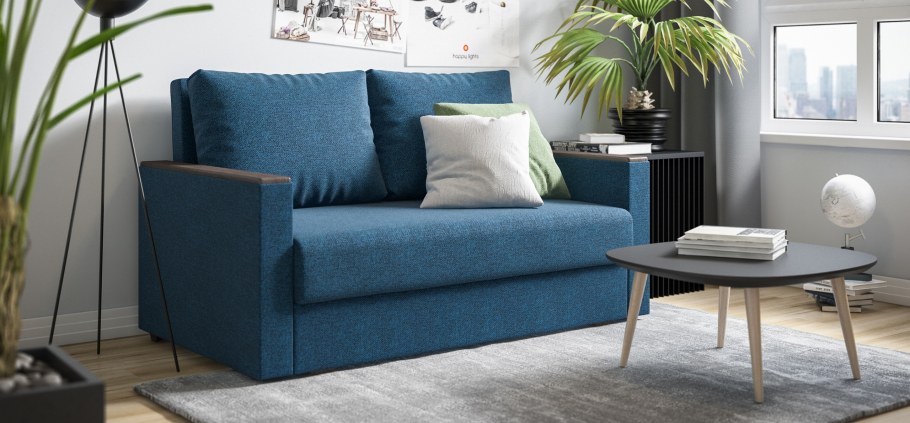 Диван в гостиную без подлокотников 1900