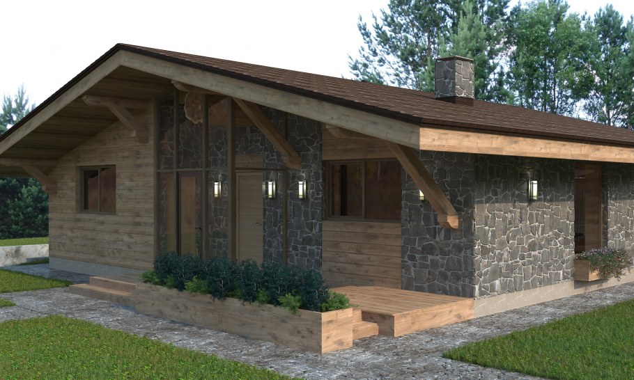 Стиль Шале в интерьере загородного дома