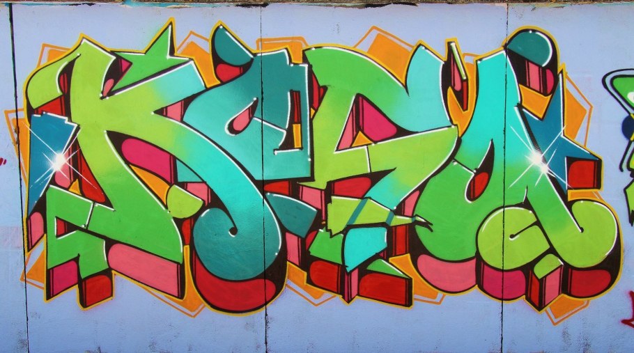 Граффити цветные