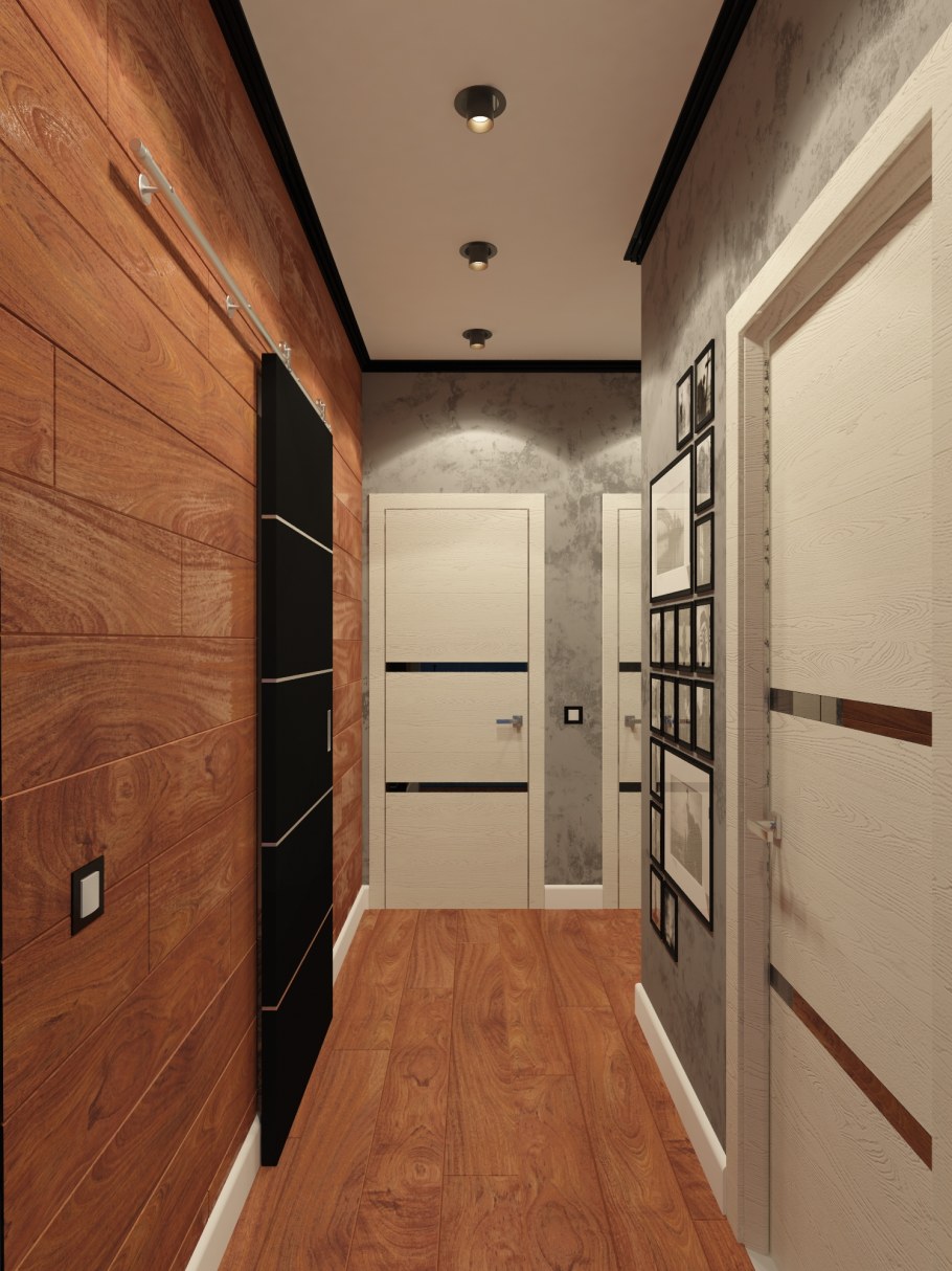 Проходной коридор в квартире